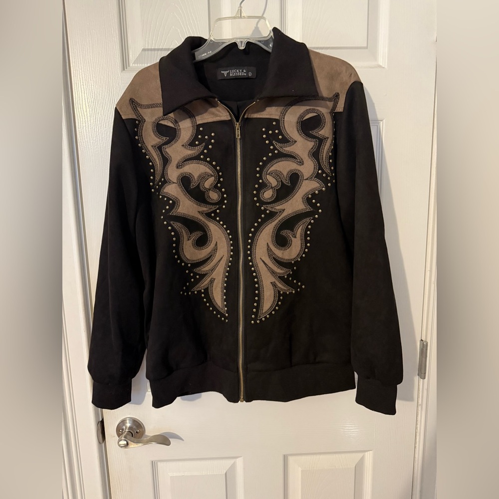 Lucky & Blessed Embellished Western Jacket – Size Small